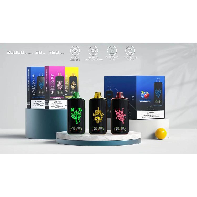 Fresco   Brillo   Led   Vape   Mágico   20000   Bocanadas